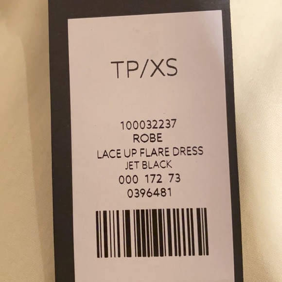 Dynamite Lace Up Flare Dress - Size XS - Picture 3 of 4